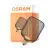 Osram Decor Plat Lamp In Métal Boîtier Vide  LED E27 Special Dépolie Noir 3.5W 300lm - 827 Blanc Très Chaud | Équivalent 25W