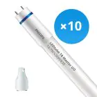 Voordeelpak 10x Philips LED Buis T8 MASTER (EM/Mains) Ultra Output 14.7W 2300lm - 830 Warm Wit | 120cm - Vervangt 36W
